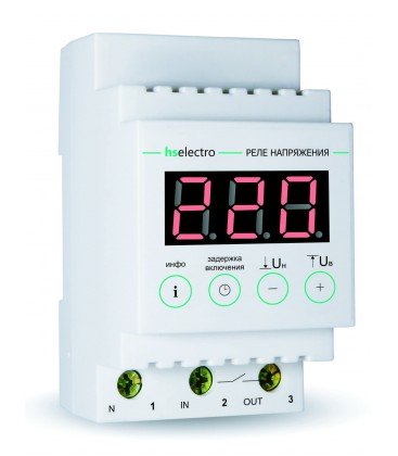 Реле напруги HS-Electro УКН-50A DIN
