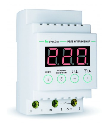 Реле напряжения УКН-25A DIN