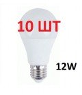 Набір з 10-ти LED ламп Feron LB-702 12W E27 - суперціна