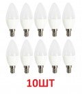 LED лампа Feron LB-197 7W E14 набір 10шт. Свічка