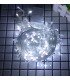Гирлянда 100LED белый цвет свечения, прозрачный провод 8м