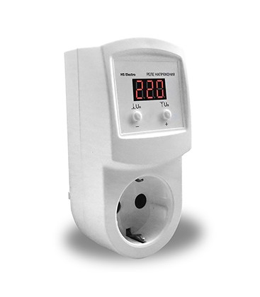 Реле напряжения Volta (HS Electro) УКН-16Р 3,5 кВт (в розетку)