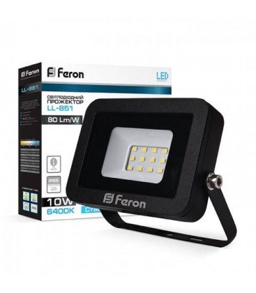 Прожектор LED 10W Feron LL-851 6400K