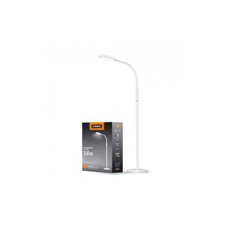 LED торшер напольный VIDEX VL-TF07 14W 3000-5500K 220V