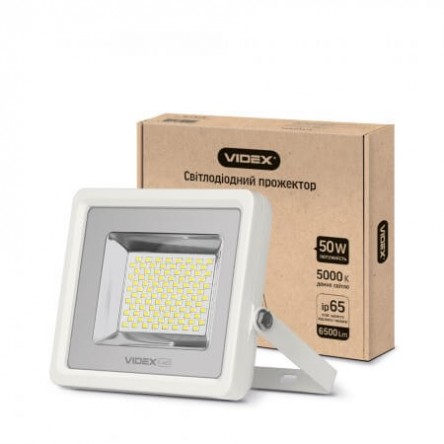 LED прожектор VIDEX PREMIUM 50W 5000K 220V White