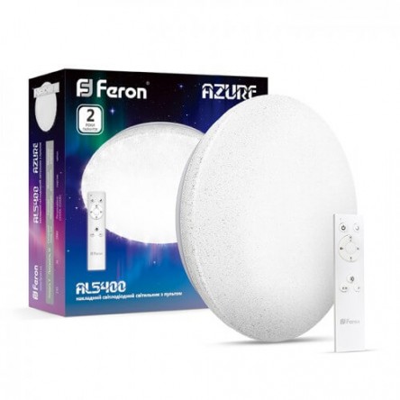 Светодиодный светильник Feron AL5400 AZURE 36W круг 3000K-6500K