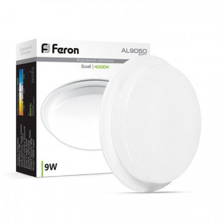 Светодиодный светильник Feron AL9050 9/18/24W круг 4000K