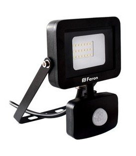 Прожектор светодиодный Feron LL-802 20W 6400K с датчиком движения