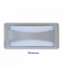 Светильник садово-парковый настенный прямоугольный SMD Led 12W серый