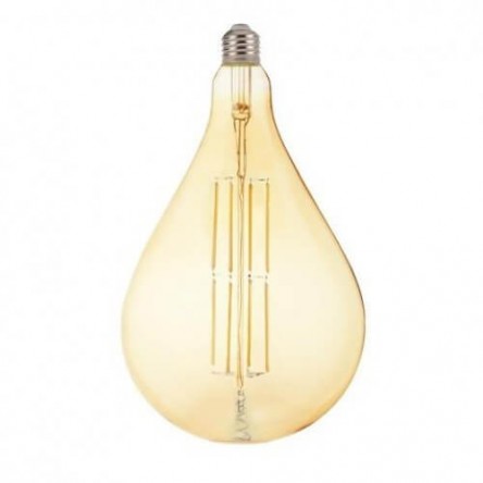 Лампа светодиодная "TOLEDO" 8W Filament LED Amber / Titanium