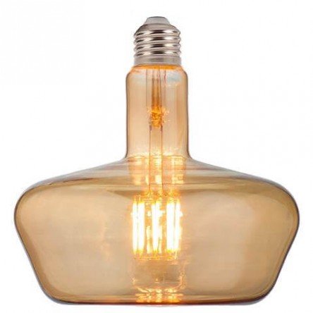 Лампа светодиодная "TOLEDO" 8W Filament LED Amber / Titanium
