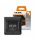 VIDEX BINERA Розетка CAT6+CAT6 двойная компьютерная черный графит