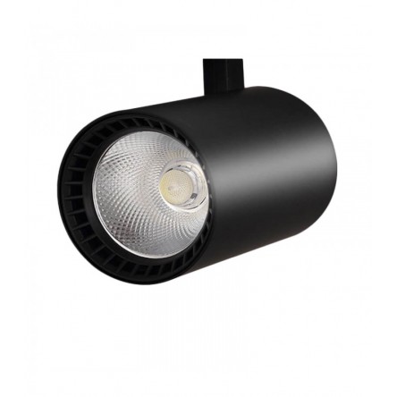 Трековый светильник Feron AL102 COB 12W 2700K черный/белый