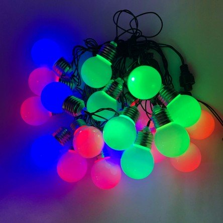 Гирлянда ЛАМПОЧКИ 20LED белый цвет