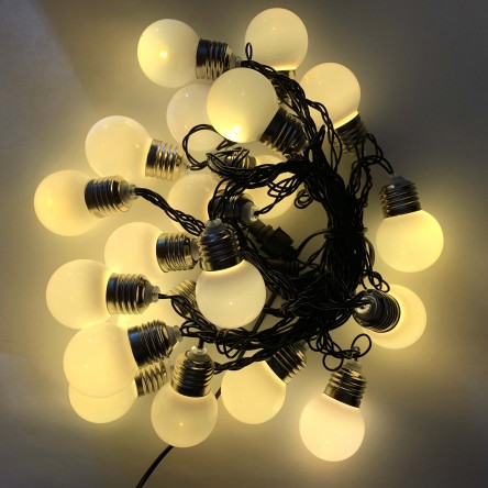 Гирлянда ЛАМПОЧКИ 20LED белый цвет