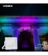 Светодиодный smart прожектор VIDEX 10W RGB Wi-fi 3000-6500 220V Белый