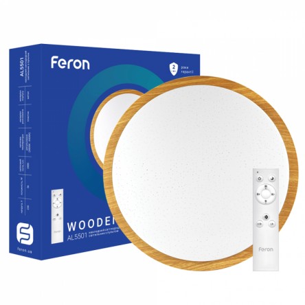 Светодиодный светильник Feron AL5501 WOODEN 36W