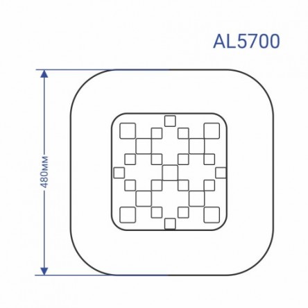 Светодиодный светильник Feron AL5700 SHINE 80W