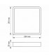LED светильник накладной квадрат VIDEX 24W 5000K