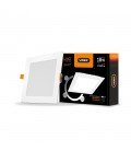 LED светильник с регулировкой яркости Встроенный Квадрат VIDEX 18W 5000K D3