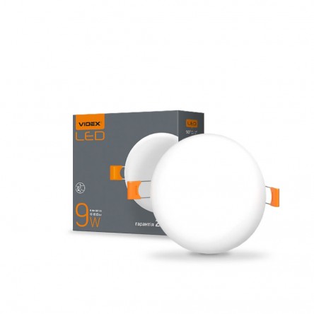 LED светильник накладной квадрат VIDEX 24W 5000K