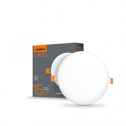LED светильник накладной квадрат VIDEX 24W 5000K