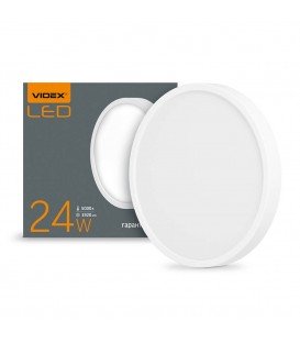 Более LED Светильник круглый накладной VIDEX 24W 5000K