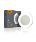 LED світильник ART IP65 круглий VIDEX 15W 5000K