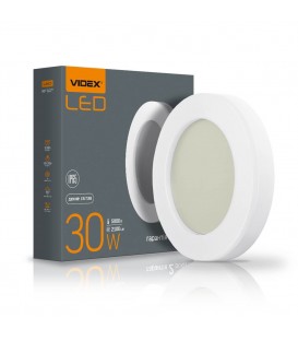 LED светильник накладной квадрат VIDEX 24W 5000K