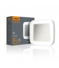 LED светильник ART IP65 квадратный VIDEX 15W 5000K