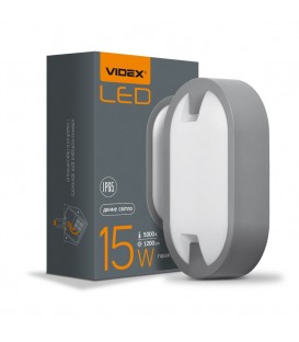 LED светильник IP65 круглый VIDEX 18W 5000K сенсорный