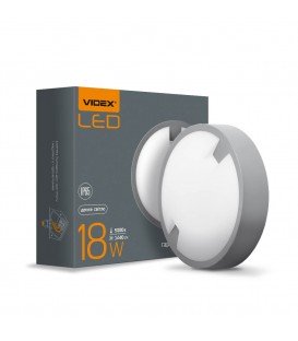 LED светильник IP65 круглый VIDEX 18W 5000K сенсорный