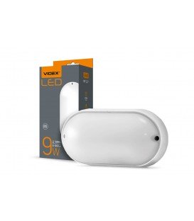 Более LED светильник IP65 овальный VIDEX 9W 5000K белый