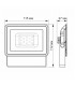 LED прожектор VIDEX 10W 5000K 220V White