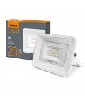LED прожектор VIDEX 20W 5000K 220V White
