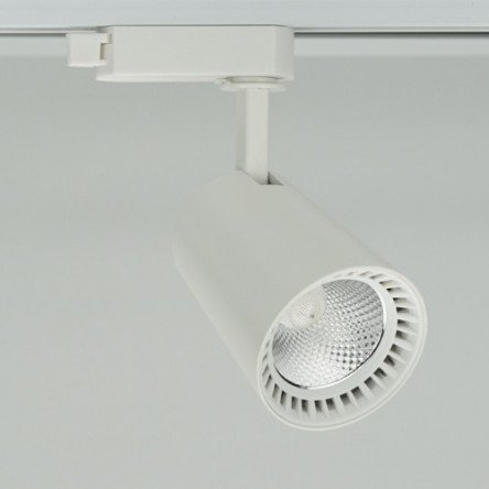 Трековый светильник Feron AL100 COB 12W 4000K черный/белый