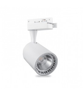 Трековый светильник Feron AL102 COB 12W 4000K черный/белый
