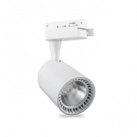 Трековый светильник Feron AL102 COB 12W 4000K черный/белый