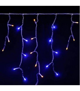 Более Гирлянда "Бахрома" 120 LED 3м*0.5м, желто-синий BY