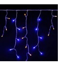 Лампочки 40мм, 12 LED, 5м+ переходник, белый теплый