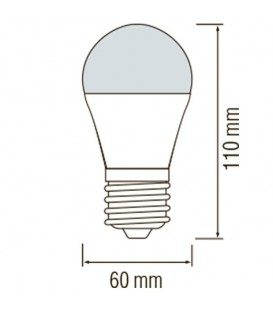 LED лампа Horoz Metro-1 10W E27 4200K 12-24