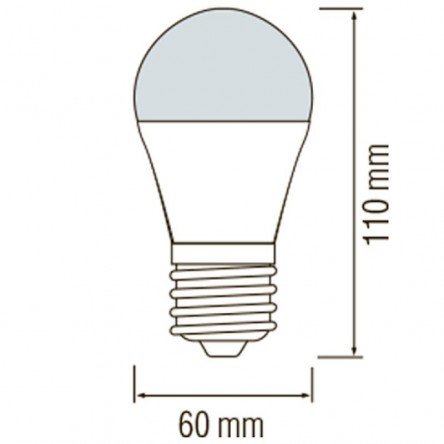 LED лампа Horoz Metro-1 10W E27 4200K 12-24