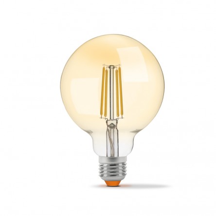 LED лампа VIDEX Filament G95FAD 7W E27 2200K 220V бронза диммируемая