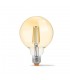 LED лампа VIDEX Filament G95FAD 7W E27 2200K 220V бронза диммируемая