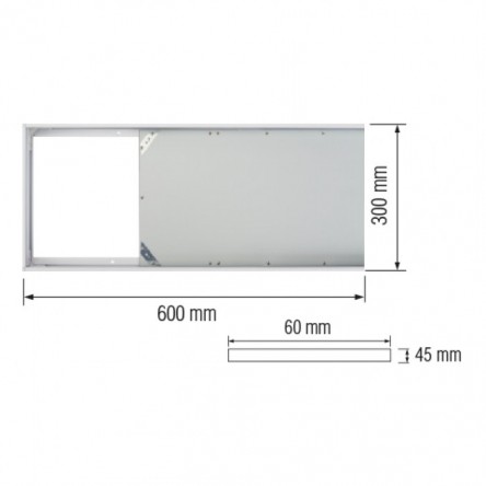 Рамка для накладного монтажу панелей Horoz Frame-3060