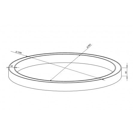 Светодиодное кольцо Nami Lighting 96W