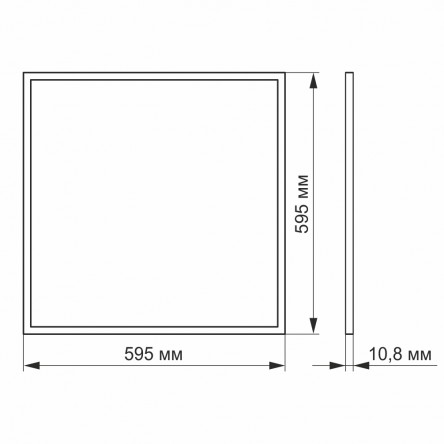 Светодиодная панель Horoz Galaxy Армстронг 40W 600*600