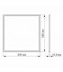 Светодиодная панель Horoz Galaxy Армстронг 40W 600*600