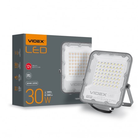 Світлодіодний прожектор VIDEX PREMIUM 20W 5000K 12-24V White