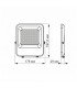 Светодиодный прожектор VIDEX PREMIUM 20W 5000K 12-24V White